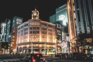 Wycieczka nocna po Tokio: światła Ginzy i Złota Ulica w Shinjuku