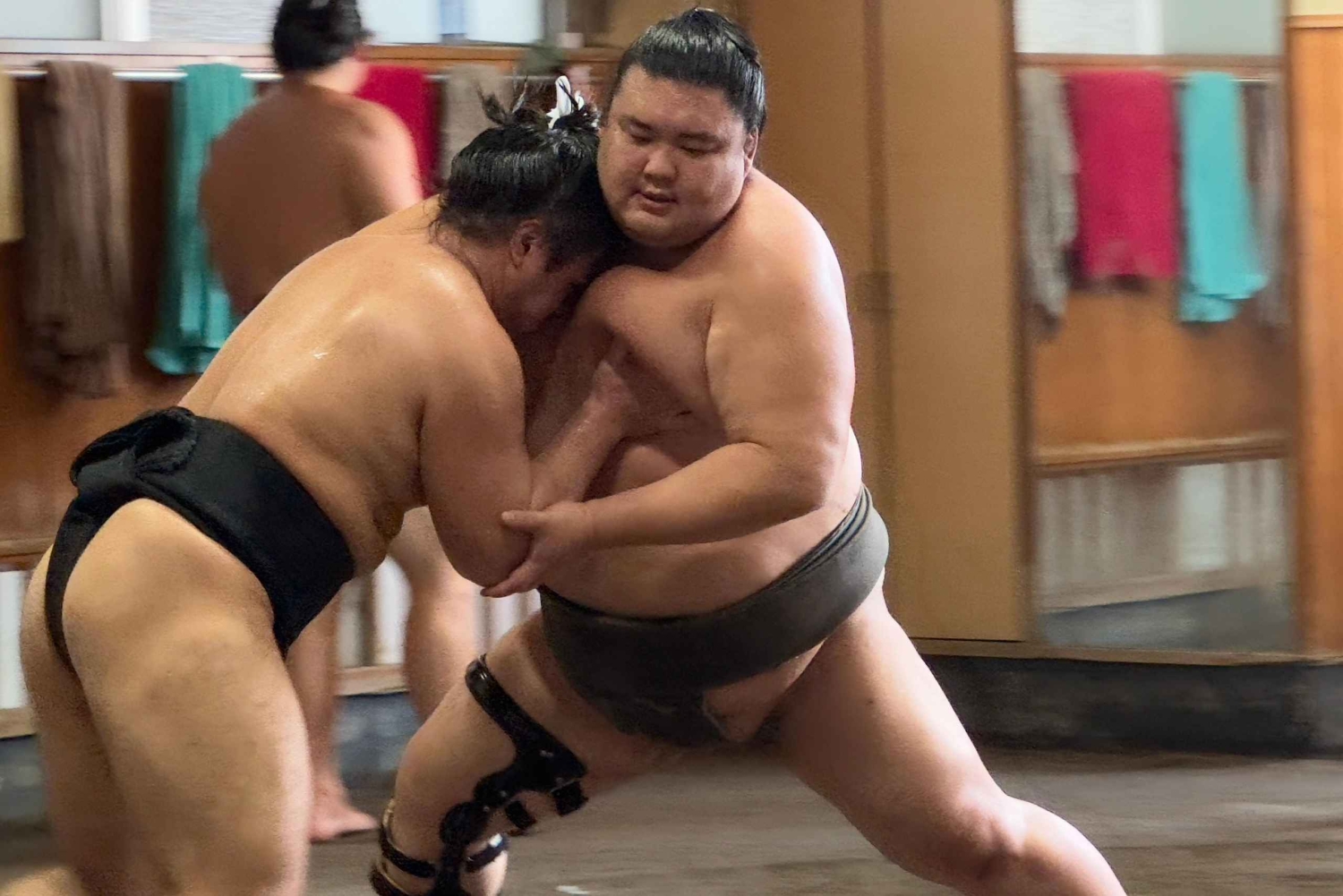 Tokio: no es un espectáculo, es un entrenamiento de sumo profesional con expertos
