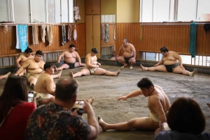Tokio: no es un espectáculo, es un entrenamiento de sumo profesional con expertos