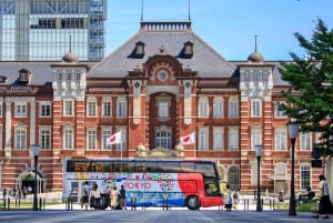 Tokyo: Open Top Sightseeing Bus med audioguide