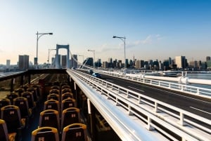 Tokyo: Open Top Sightseeing Bus med audioguide