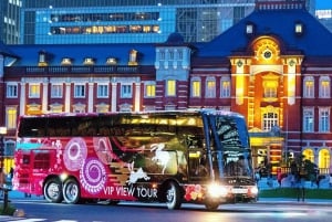 Tokyo: Open Top Sightseeing Bus med audioguide