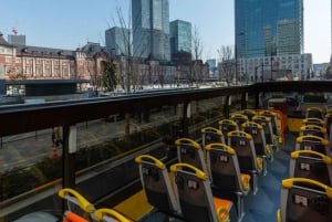 Tokyo: Open Top Sightseeing Bus med audioguide