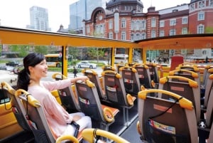 Tokio: 60min de tour panorámico en autobús descapotable con audioguía