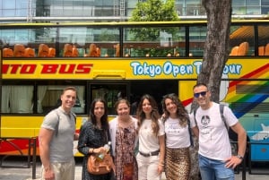 Tokio: 60min de tour panorámico en autobús descapotable con audioguía
