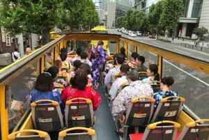 Tokio: 60min de tour panorámico en autobús descapotable con audioguía