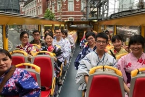Tokio: 60min de tour panorámico en autobús descapotable con audioguía
