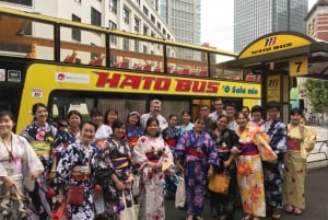 Tokio: 60min de tour panorámico en autobús descapotable con audioguía