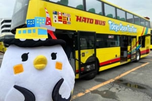 Tokio: 60min de tour panorámico en autobús descapotable con audioguía