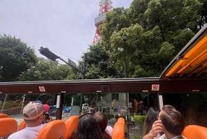 Tokio: 60min de tour panorámico en autobús descapotable con audioguía