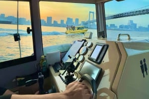 Tokyo: Panorama-solnedgangscruise med lokal guide og drink