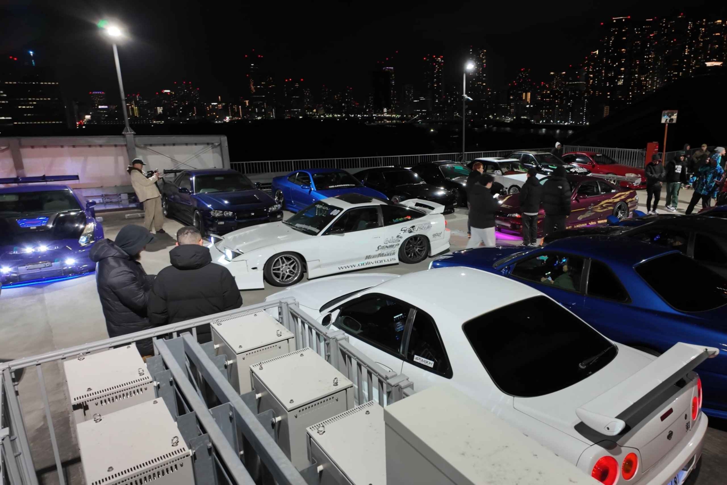 Tokio: Wycieczka samochodowa Premium Daikoku PA i Umihotaru PA