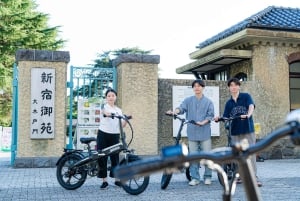 Tokyo : visite privée de 2 heures à vélo électrique des temps forts de la ville