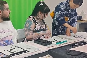Tokyo Private Family Workshop -Calligraphy, Origami & Yukata