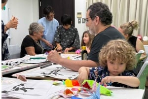 Tokyo Private Family Workshop -Calligraphy, Origami & Yukata