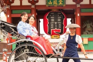 Tokyo: Private Guided Walking Tour & Rickshaw Experience