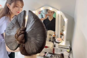 Tokio: Estudio fotográfico privado de cambio de imagen en kimono de lujo