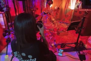 Tokio: Estudio fotográfico privado de cambio de imagen en kimono de lujo