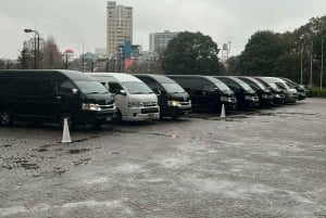 Tokio: Prywatny transfer z/na lotnisko Haneda: 7 osób