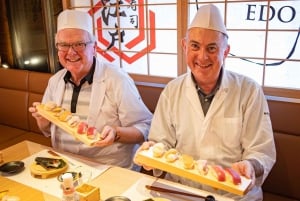 Experiência de Chef de Sushi Profissional em Tóquio