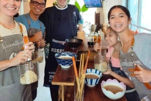 Tokio: Ramen- & Teigtaschen-Kochkurs mit Chefkoch, auch für Veganer