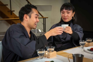 Esperienza di degustazione di sake e abbinamento con caviale a Tokyo