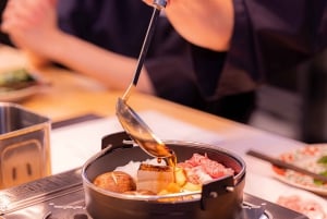 Tokyo Sake Tasting & Wagyu Sukiyaki Cooking Class