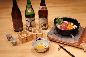 Degustacja sake w Tokio i lekcja gotowania Wagyu Sukiyaki