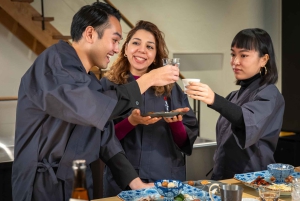 Degustacja sake w Tokio i lekcja gotowania Wagyu Sukiyaki