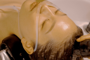 Tóquio: Tratamento do couro cabeludo num Head Spa