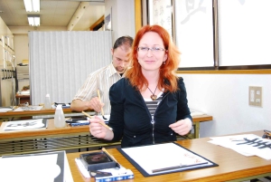 Tokio: wspólna kaligrafia – stwórzmy razem wachlarz