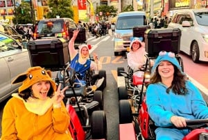 Tokyo: Shibuya and Shinjuku Streets Guided Go-Karting Tour
