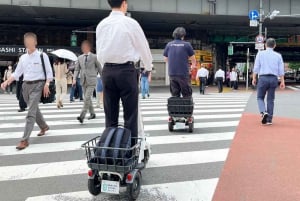 Tokio: Geführte E-Scooter-Tour durch Shibuya und versteckte Viertel