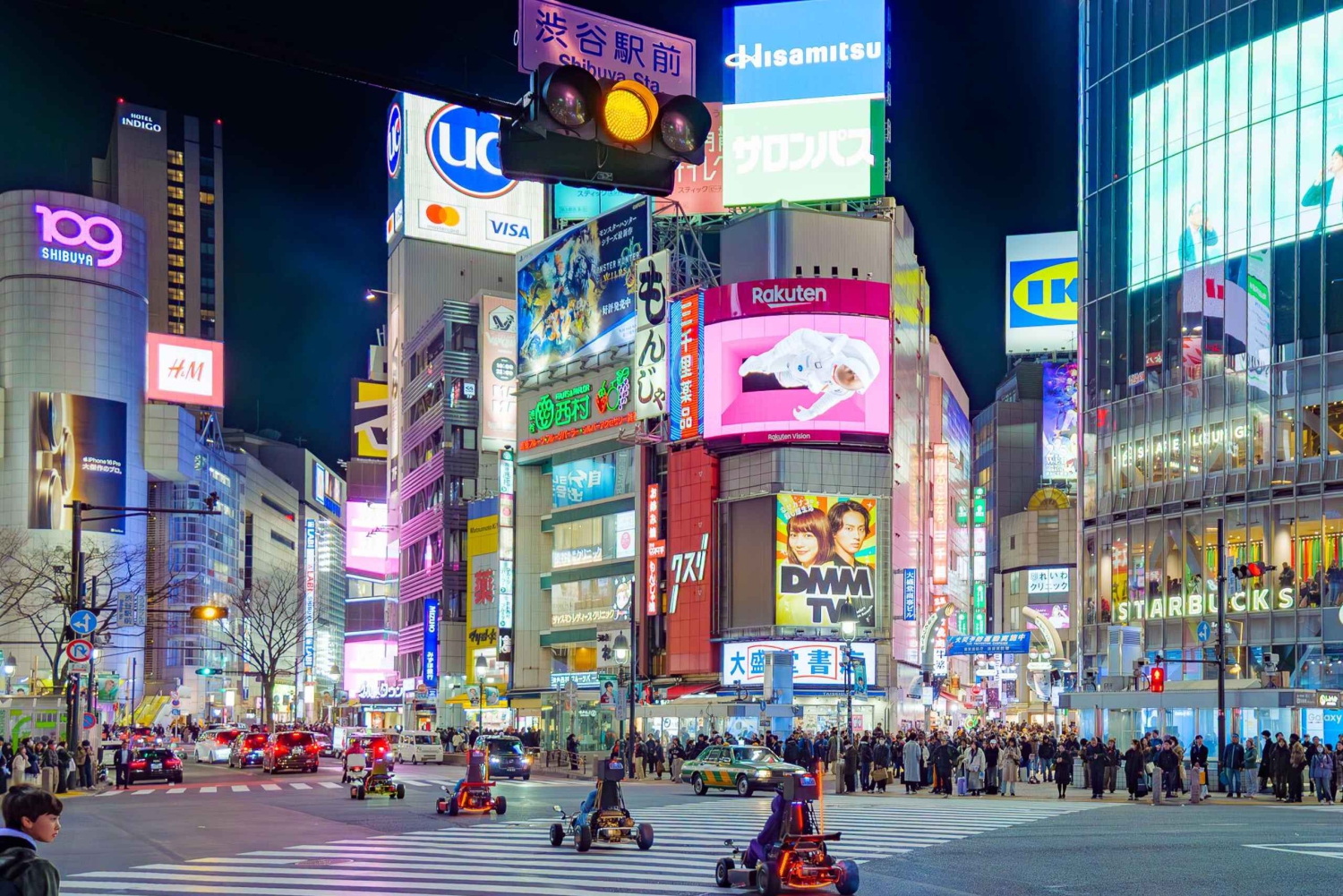 Tokyo: Shibuya Go Karting Tour i Shibuya