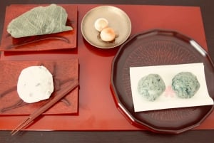 Prepara i dolci tradizionali 'Nerikiri' e il matcha a Shibuya
