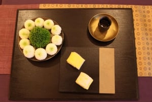 Prepara i dolci tradizionali 'Nerikiri' e il matcha a Shibuya