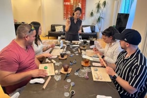Prepara i dolci tradizionali 'Nerikiri' e il matcha a Shibuya