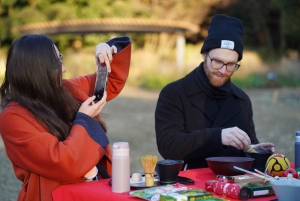Токио: мастер-класс по приготовлению матча под открытым небом в Сибуя