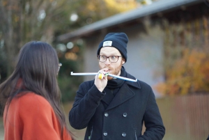 Токио: мастер-класс по приготовлению матча под открытым небом в Сибуя