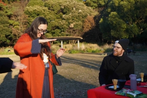 Токио: мастер-класс по приготовлению матча под открытым небом в Сибуя