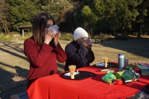 Токио: мастер-класс по приготовлению матча под открытым небом в Сибуя