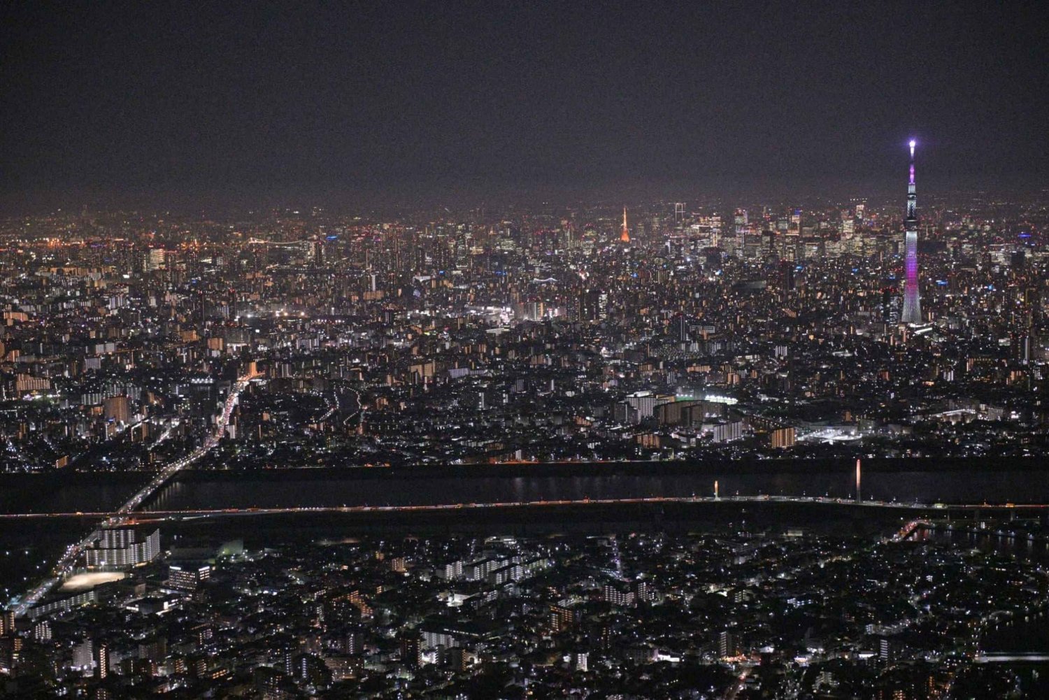 Tokio: helikoptertour boven Skytree en Tokyo Tower