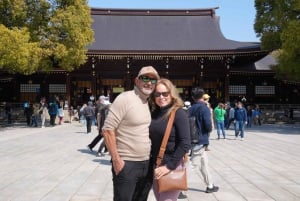 Poranna wycieczka po Tokio: świątynia Meiji, Asakusa i targ rybny