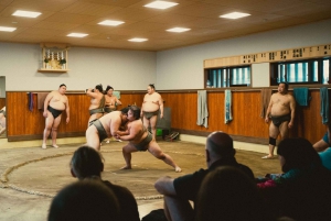 Tokio: Sumo-Morgen-Trainingstour in Sumida City