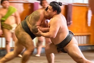 Tokyo: Sumo Morning Practice Tour with Expert Reporter