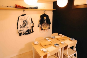 Tokyo : cours de préparation de sushis en veste happi près d'un site célèbre