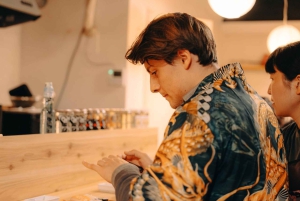 Tokyo : cours de préparation de sushis en veste happi près d'un site célèbre