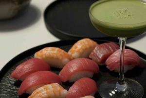 Warsztaty sushi w Tokio: ceremonia sake i matcha