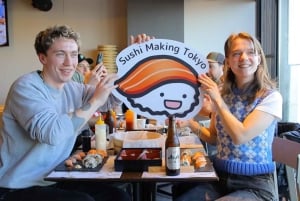 Токио: Мастер-класс по приготовлению роллов и аутентичных суши в Асакуса