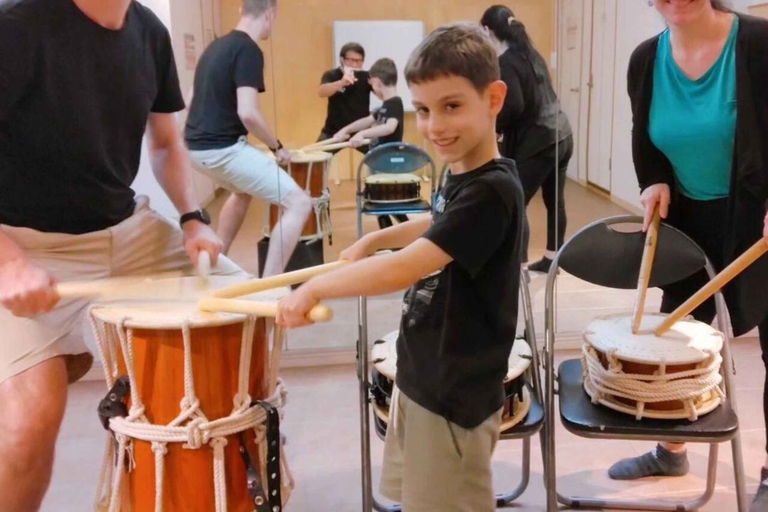 東京：太鼓体験